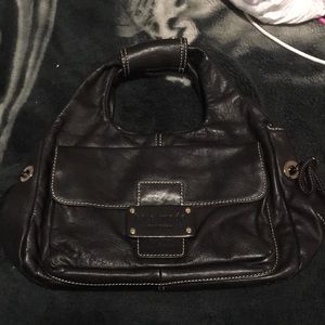 Kate Spade purse ♠️ black leather beautiful soft leather handbag EUC